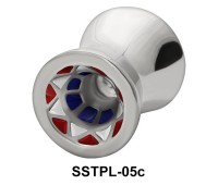 Kaleidoscopic Design Plugs and Tunnels SSTPL-05c